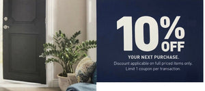 Lowe’s 10% OFF Coupon INSTORE/ONLINE